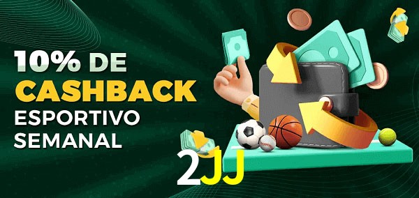 10% de bônus de cashback na 2JJ